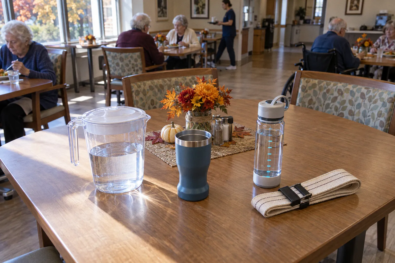 Hydration tracking for seniors: three methods for daily care
