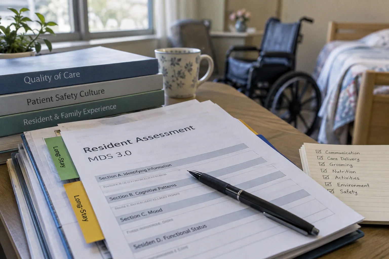 Nursing home quality tools for different patient needs