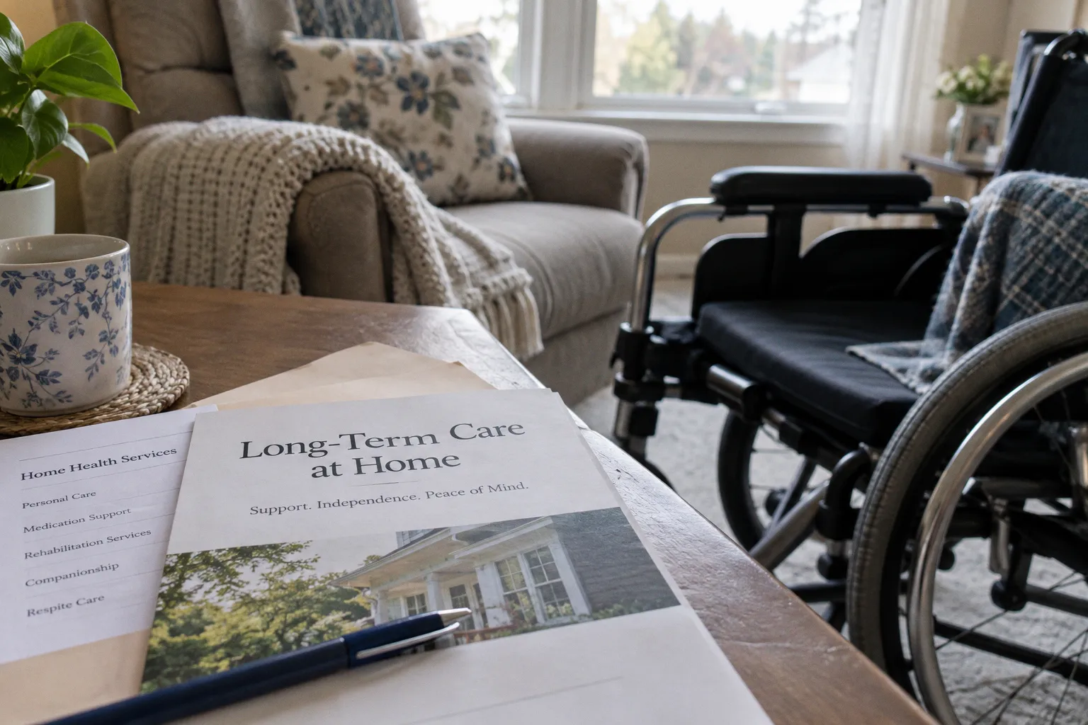Receiving Long-Term Nursing Home Care Benefits at Home