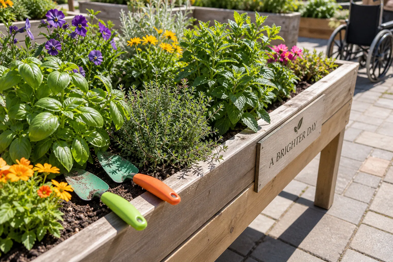 Therapeutic gardening programs: matching garden types to resident needs
